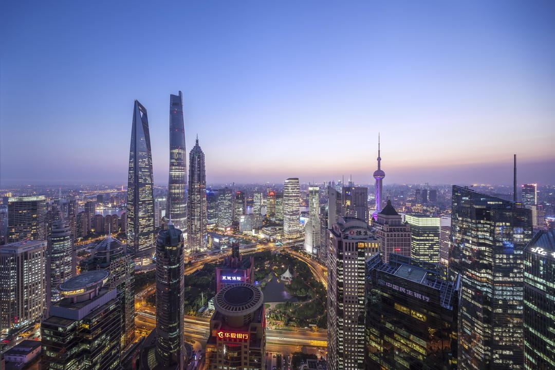 上海中心大厦夜景